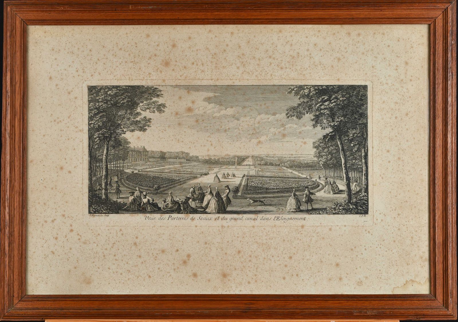 Vue des parterres de Sceaux