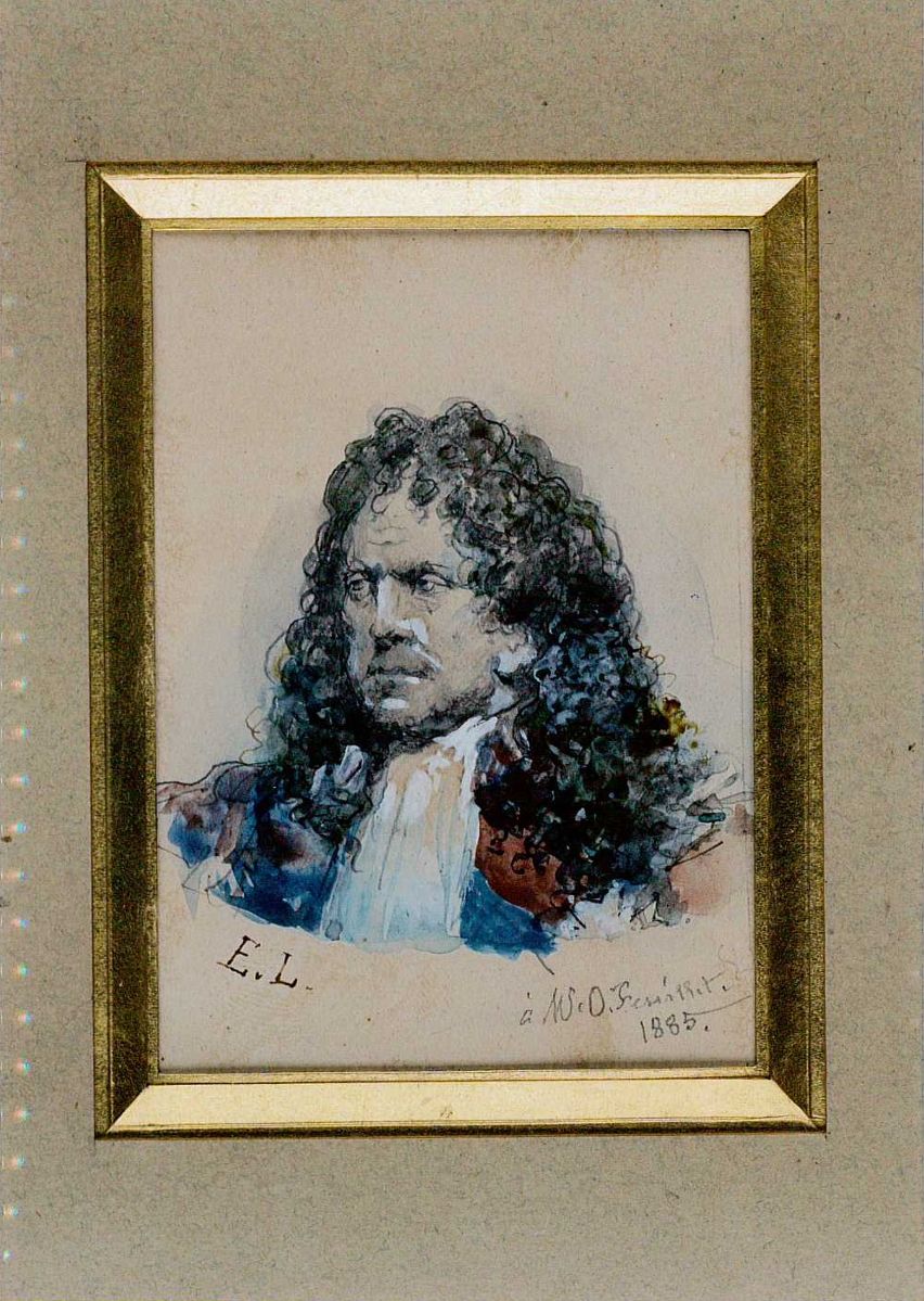 Portrait d'acteur jouant Alceste (?)