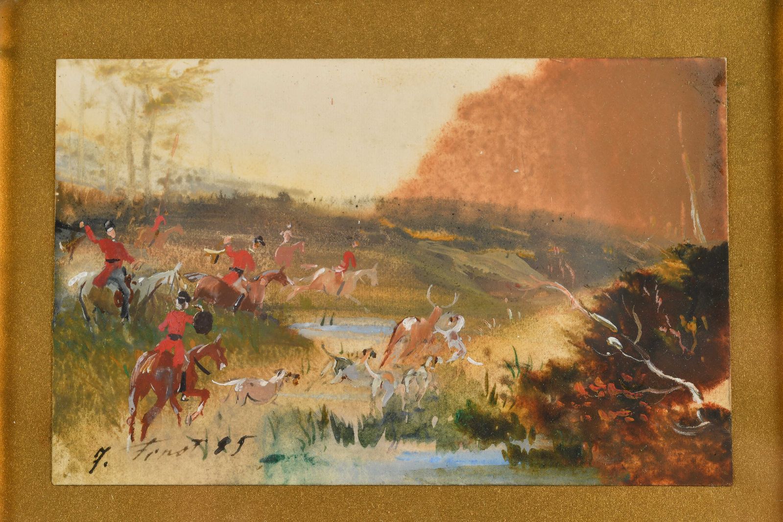 Chasse à courre, au cerf