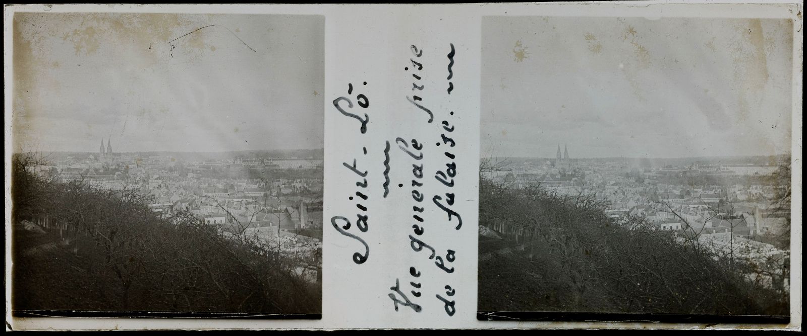Vue générale prise de la Falaise