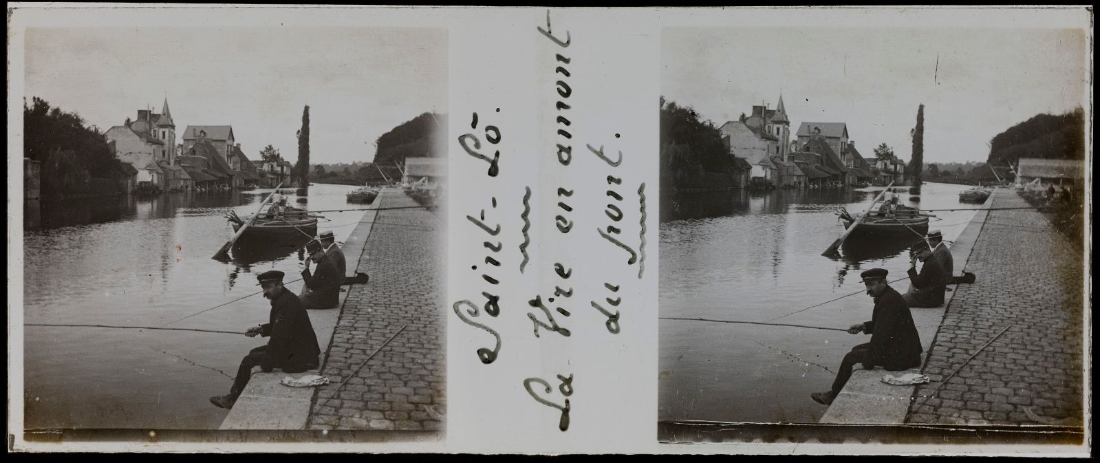 La Vire en amont du pont
