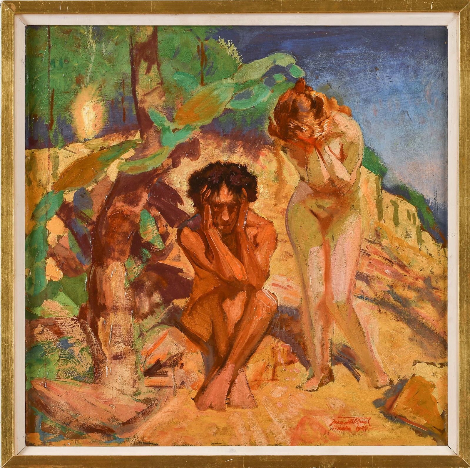 Etude pour Adam et Eve
