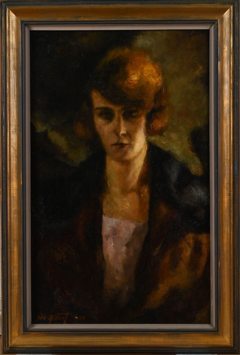 La femme rousse/ L'allée de Tivoli-Ljubjana ; La jeune femme pensive (autre titre)