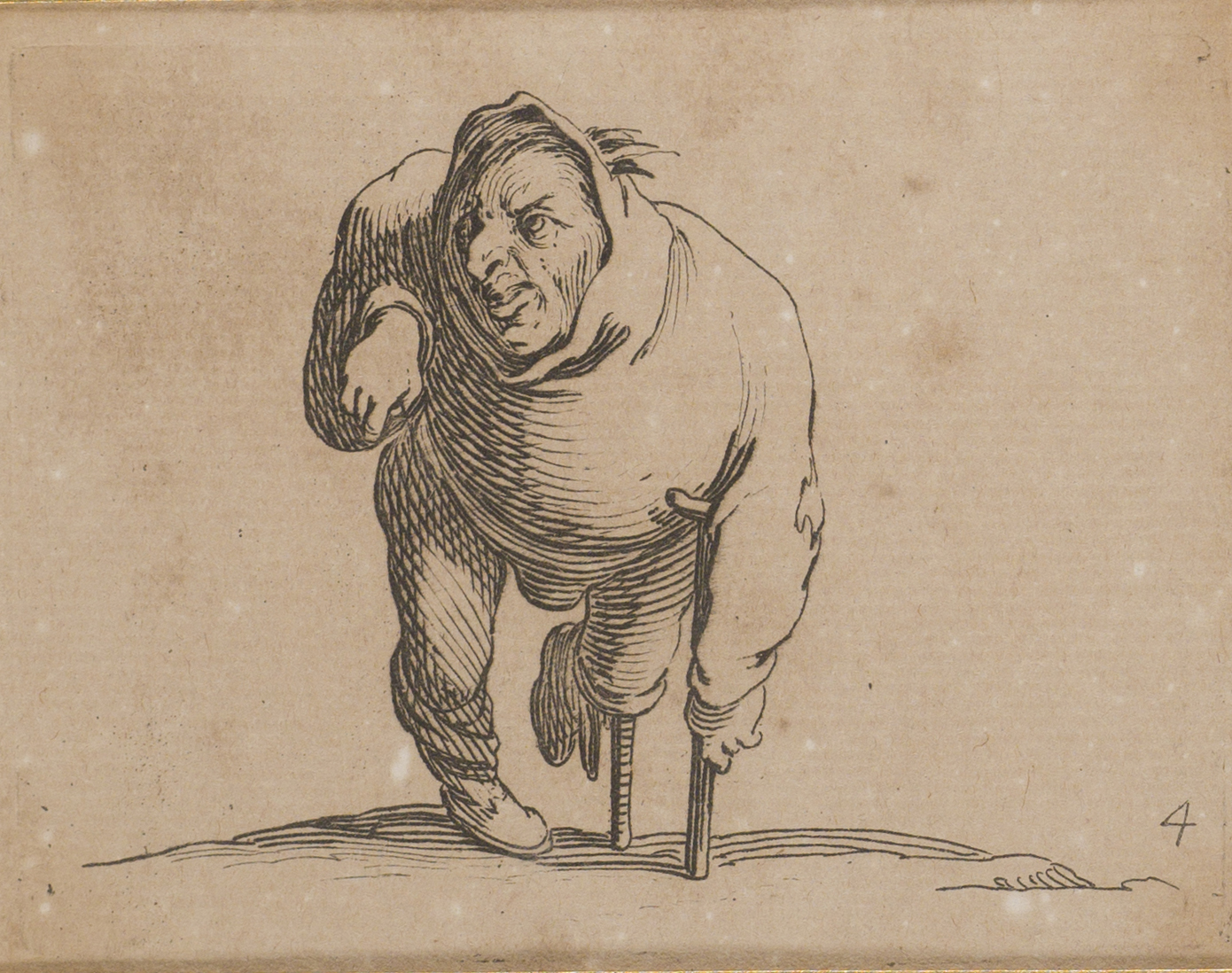 Les Gobbi : nain à la béquille et à la jambe de bois