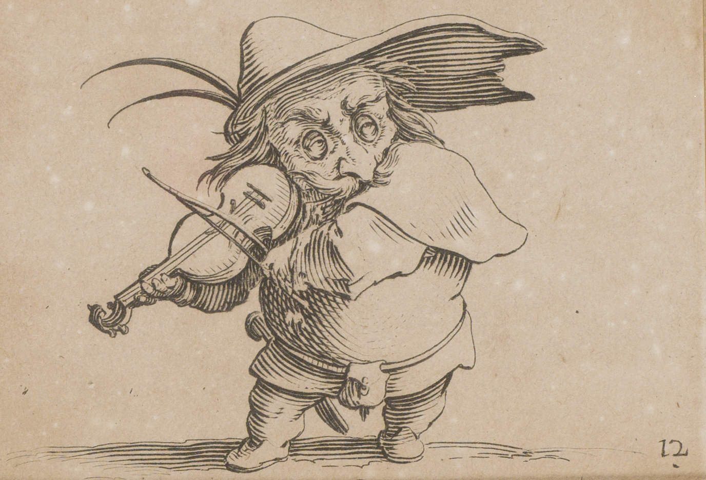 Les Gobbi : joueur de violon