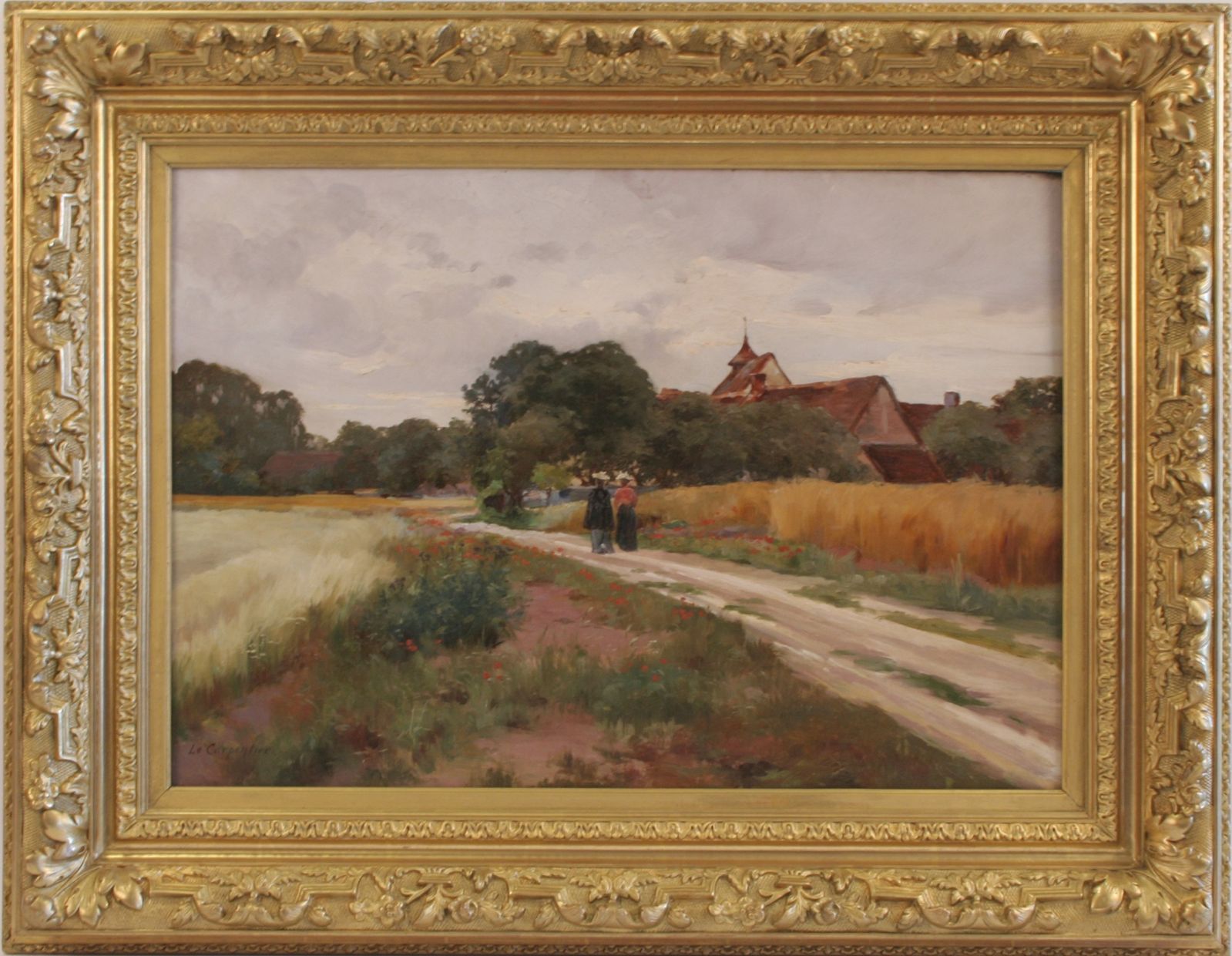 Entrée de village un jour d'été