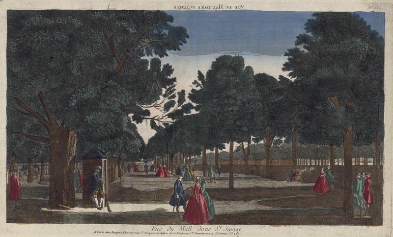 Vue du Mall St James