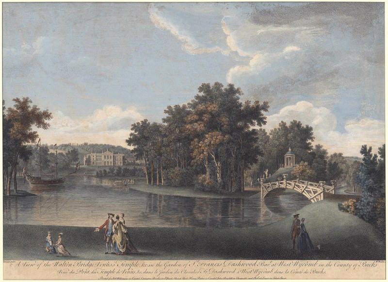 Vue du Pont du Temple de Vénus