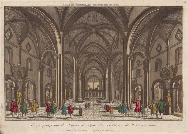 Vue de l'intérieur de l'Eglise des Chartreux