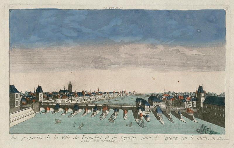 Vue de la ville de Francfort