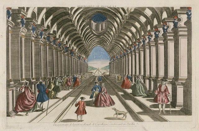 Vue de la galerie royale à Copenhague