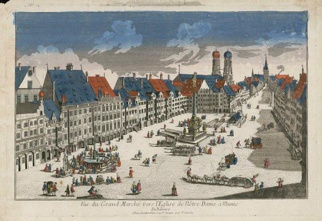 Vue du Grand Marché, Munich