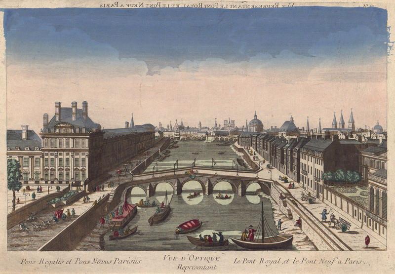 Le Pont Royal et Le Pont Neuf à Paris