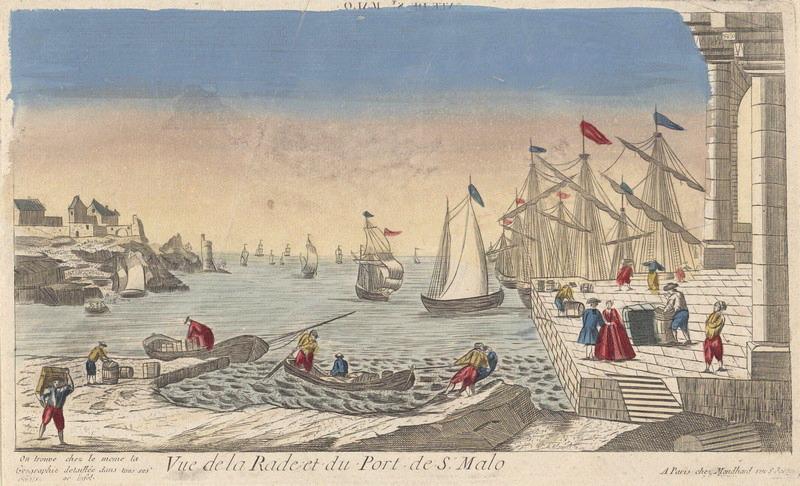 Vue du port de Saint Malo