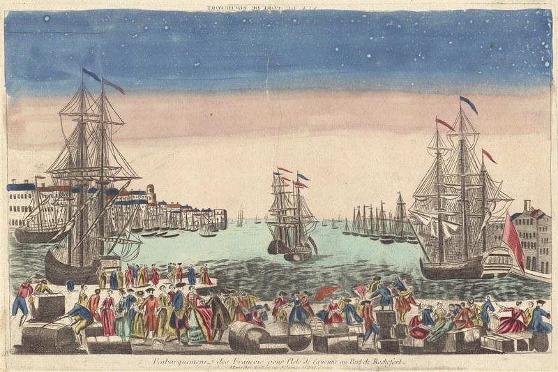 Vue du port de Rochefort