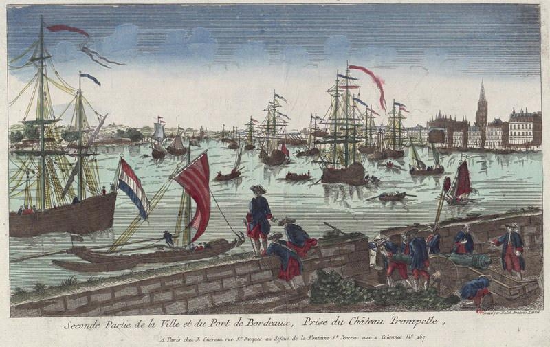 Vue du port de Bordeaux