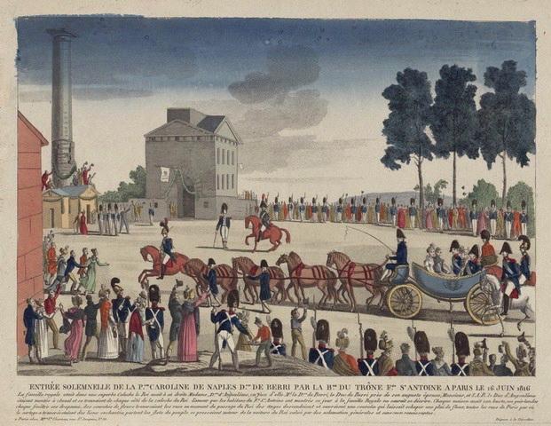 L'entrée de la Duchesse de Berry à Paris