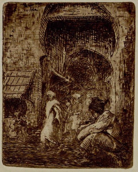 Scène de rue en Algérie