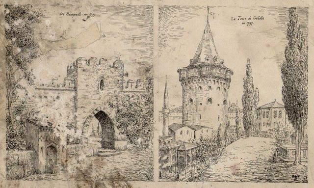 La tour Galata et les remparts