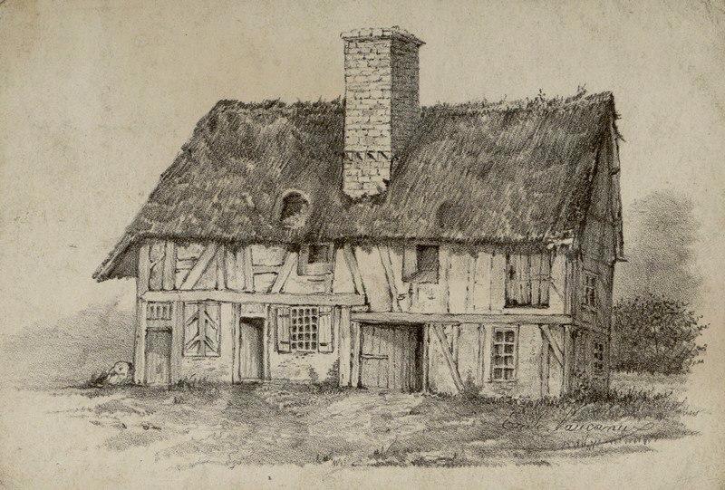 Chaumière de Bernay (Maison où naquit le Père Massuet, bénédictin à Bernay)