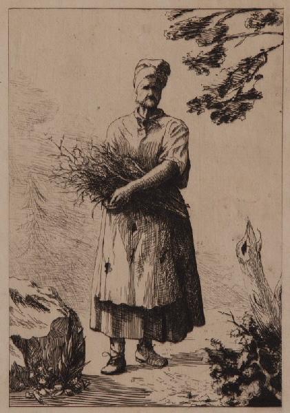 Femme au fagot