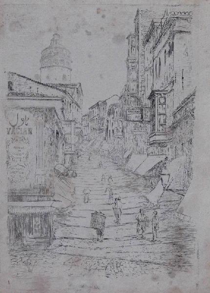 Constantinople, la rue de Galata