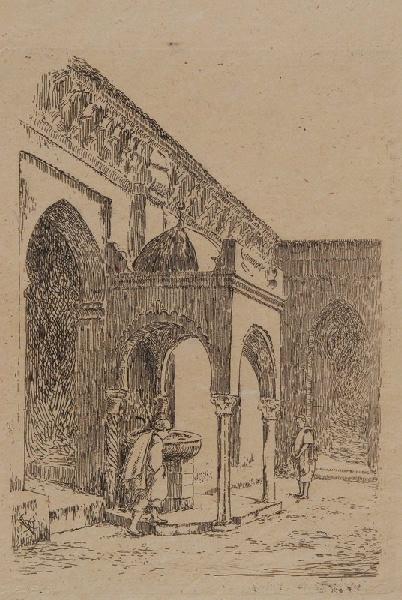 Fontaine des ablutions, Cour de la Grande Mosquée, Alger