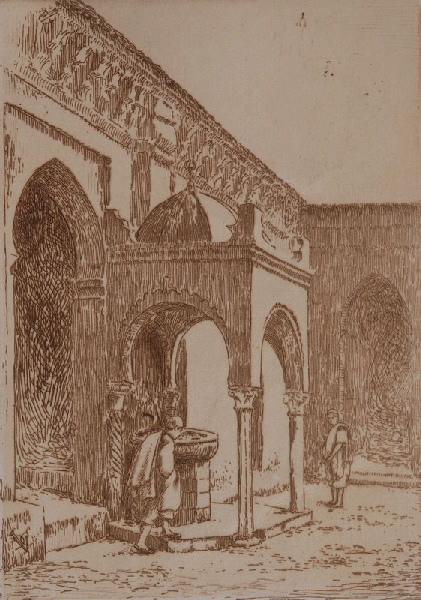 Fontaine des ablutions, Cour de la Grande Mosquée, Alger