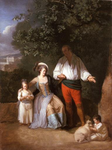 Portrait de famille en plein air