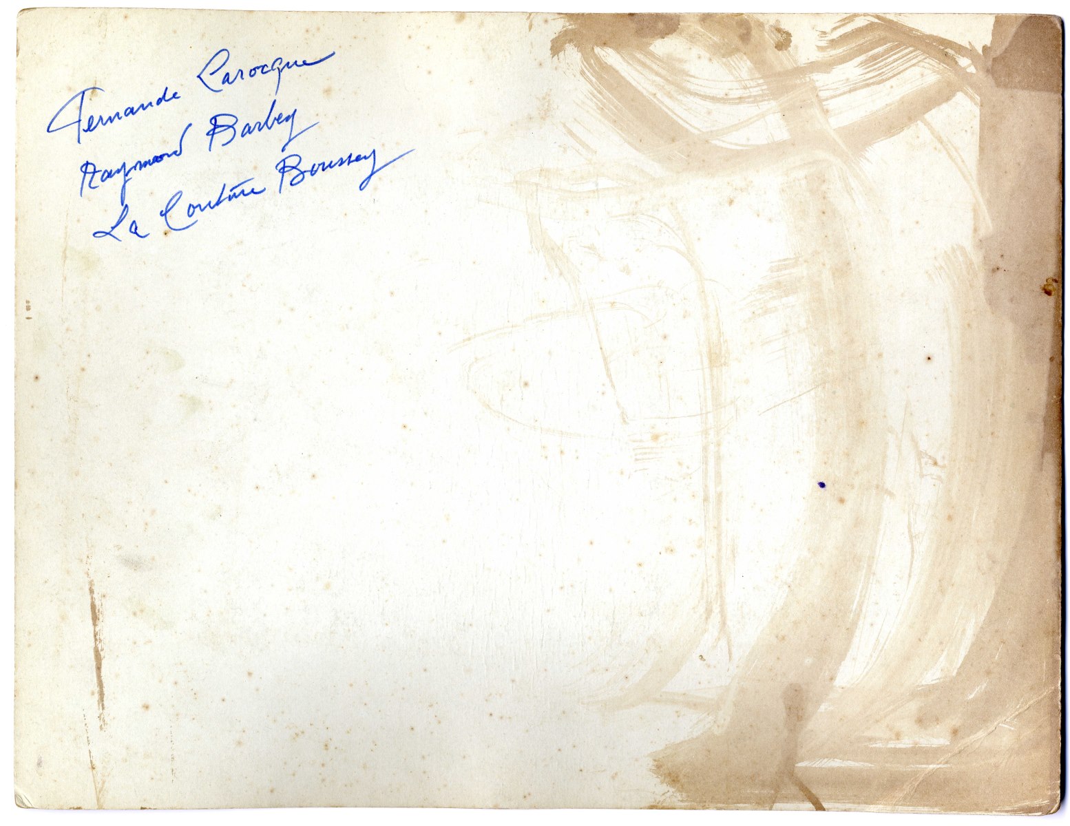 Mariage de Fernande Laroque et Raymond Barbey