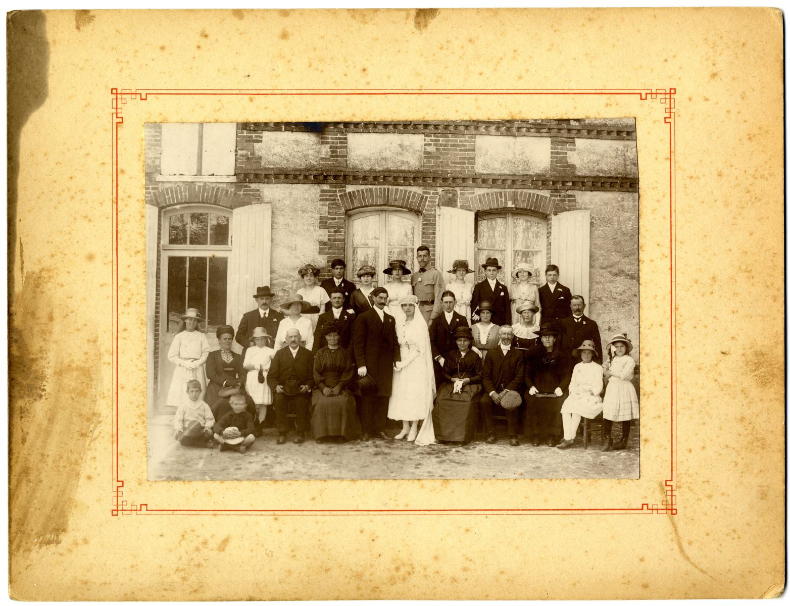 Mariage de Colombe Cardonnet et Georges Roussel