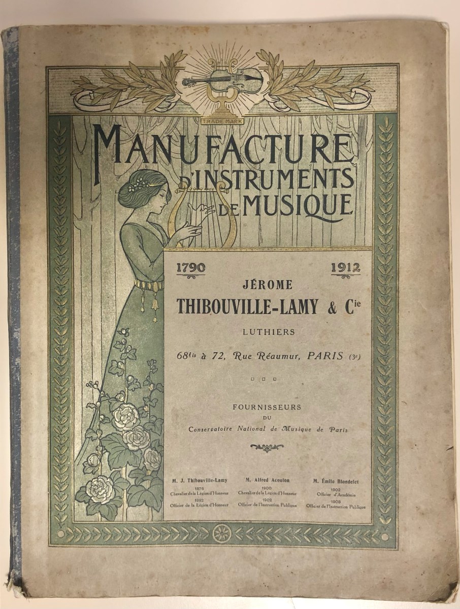 Catalogue Manufacture d'instruments de musique Thibouville-Lamy