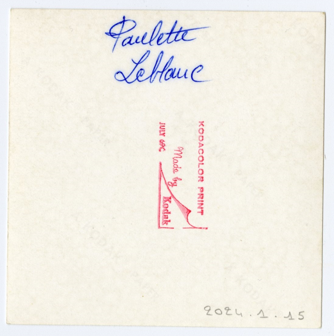 Paulette Confolens à l'usine Leblanc (titre factice)