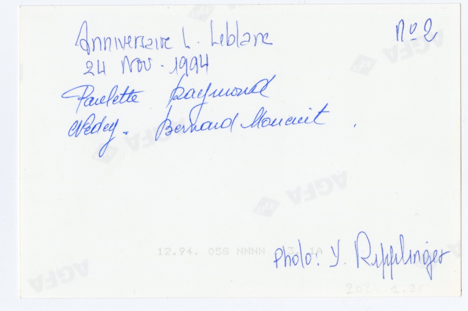 Anniversaire de Léon Leblanc