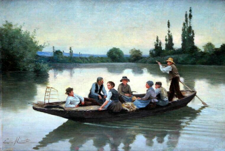 La Rentrée des champs (titre du tableau dans la collection Roussel et dans les inventaires du musée.) ; Retour des moissonneurs, à Freneuse (Seine-Inférieure) (titre de ce tableau au Salon de 1888.)