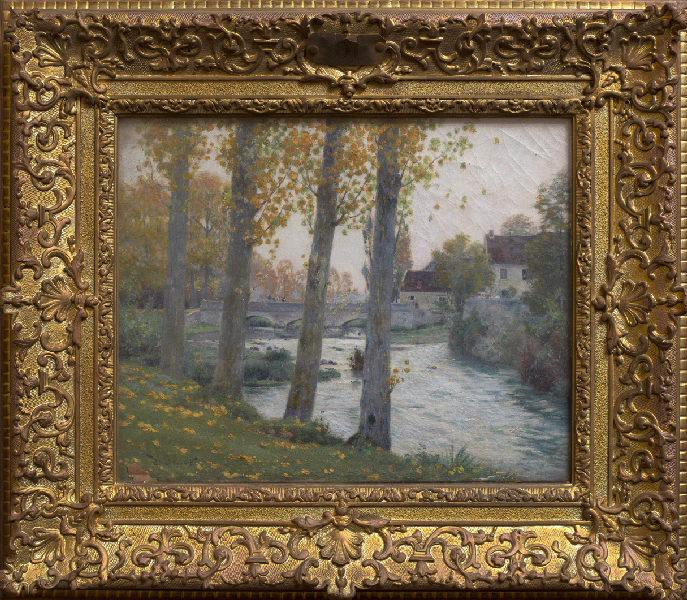 Le Surmelin au Breuil ; Bord de rivière (ancien cartel)
