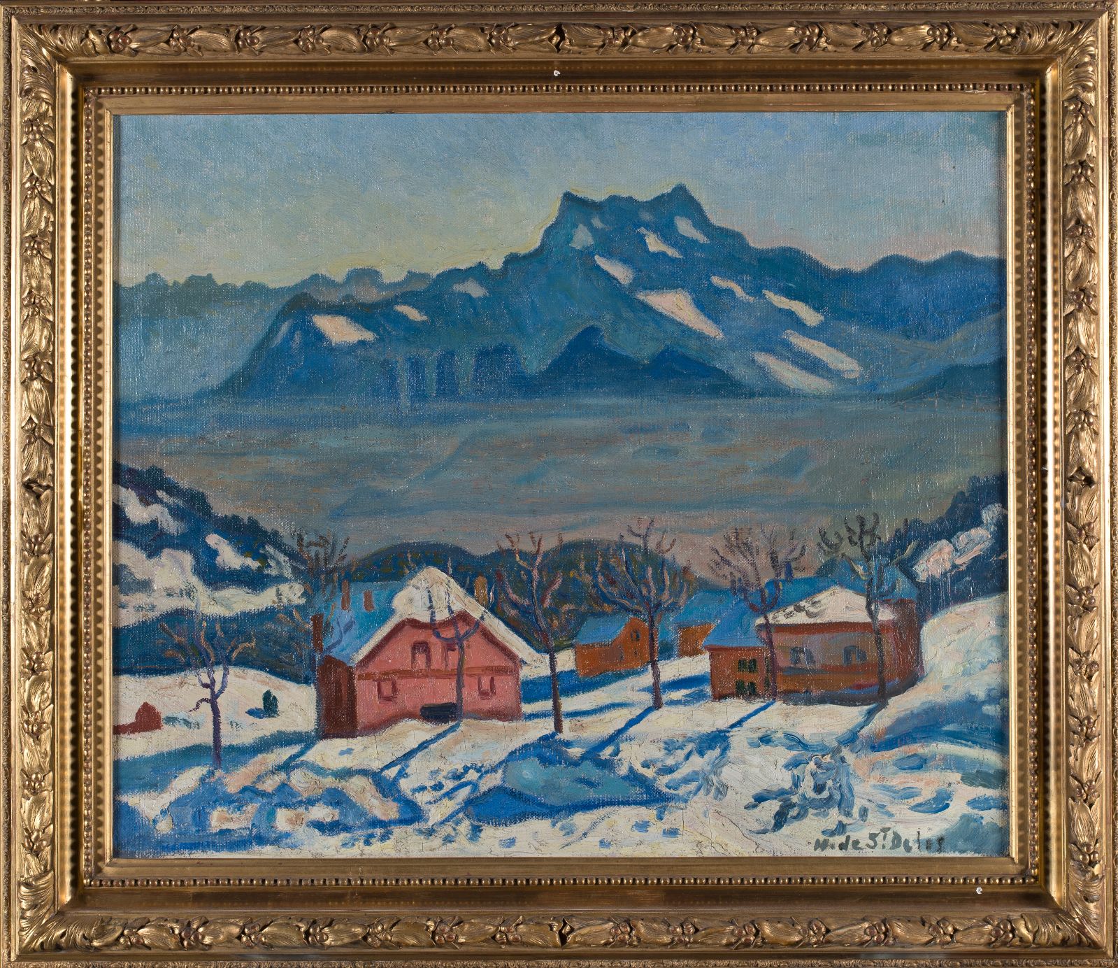 Neige à Leysin (Suisse) ; Paysage de neige. (autre titre)