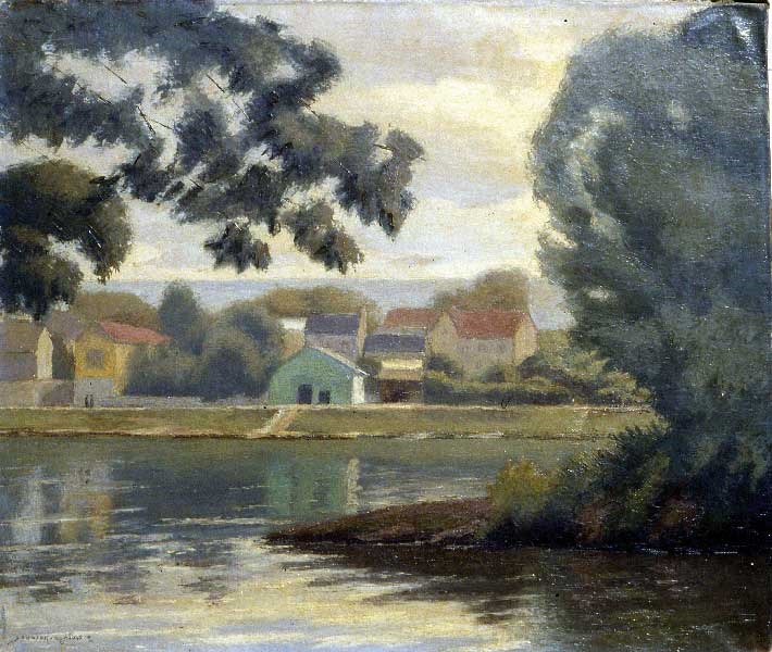 "Vue du quartier Chantereine à Vernon"