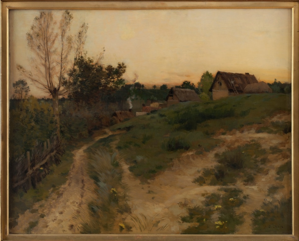 Paysage aux maisons