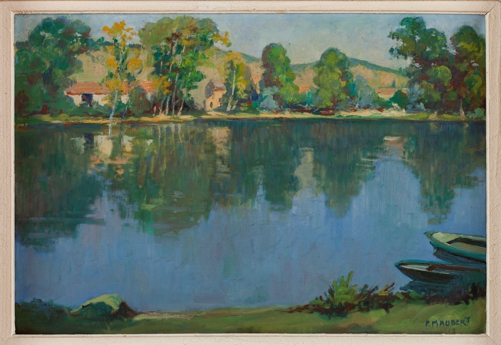 Vue sur la Grand'Ile à Vernon