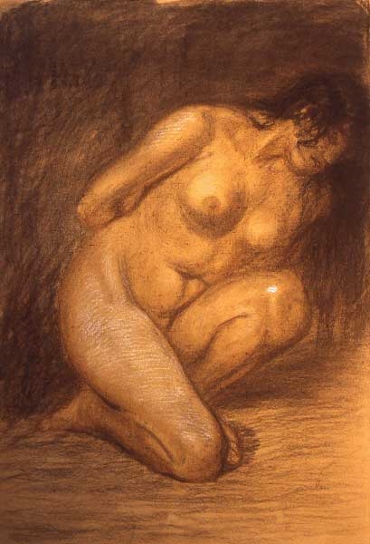 Allégorie : la Serbie enchaînée