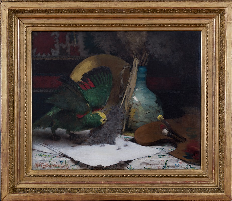 Nature morte au perroquet
