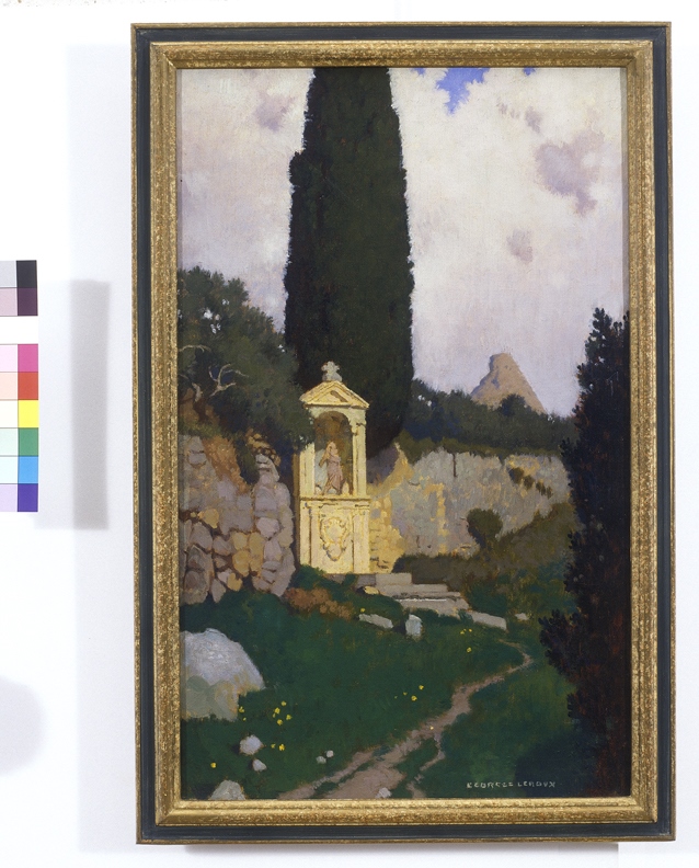 Chapelle dans un jardin