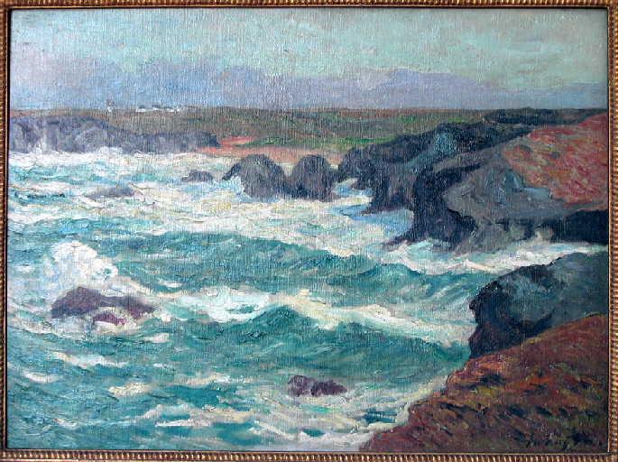 La houle à Donant Belle-Ile en Mer