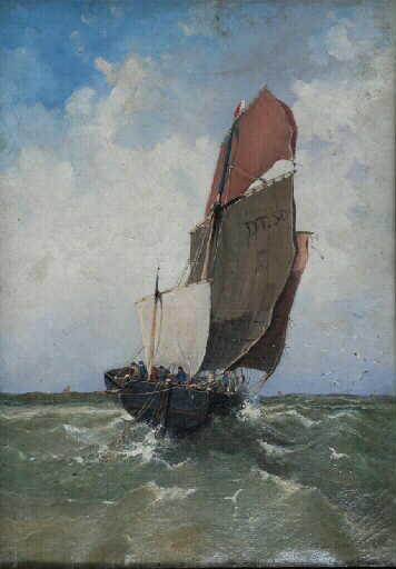 Barque de pêcheurs à Dieppe