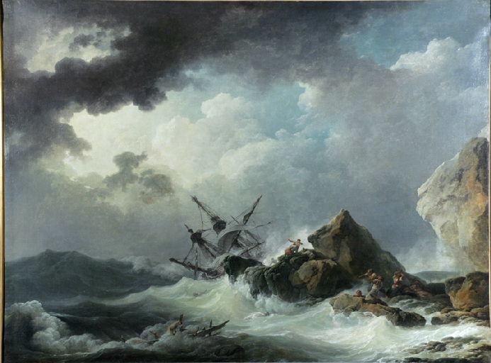 Naufrage ; Marine avec naufrage