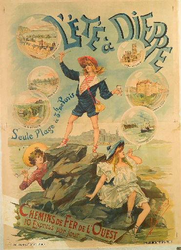 L'été à Dieppe - Chemins de Fer de l'Ouest