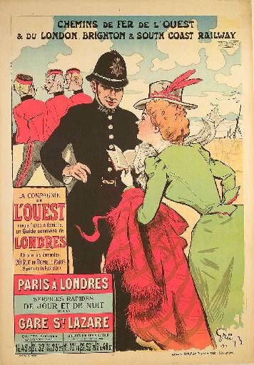 Chemins de Fer de l'Ouest français et du London Brighton & south coast anglais ; Paris-Londres