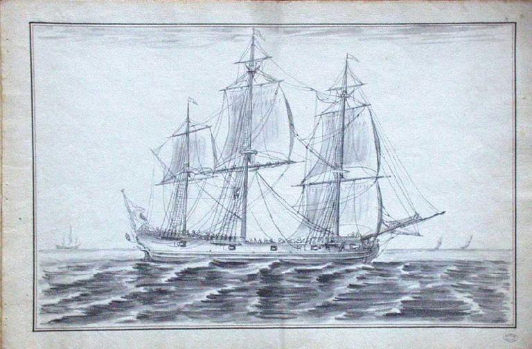 La Marie-Anne, navire, (Dieppe, 23 juillet 1745) ; Corsaire (4°)