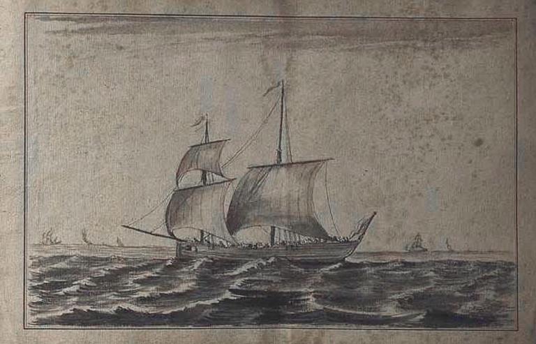 La barque Le Renard ; Corsaire (15°)